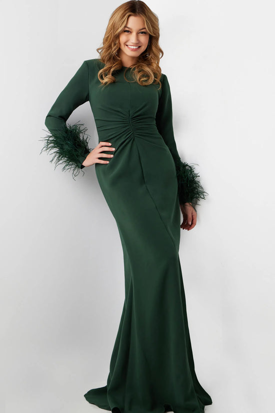 Jovani 25898 - Ruched Back Sheath Mother of the Groom Dress