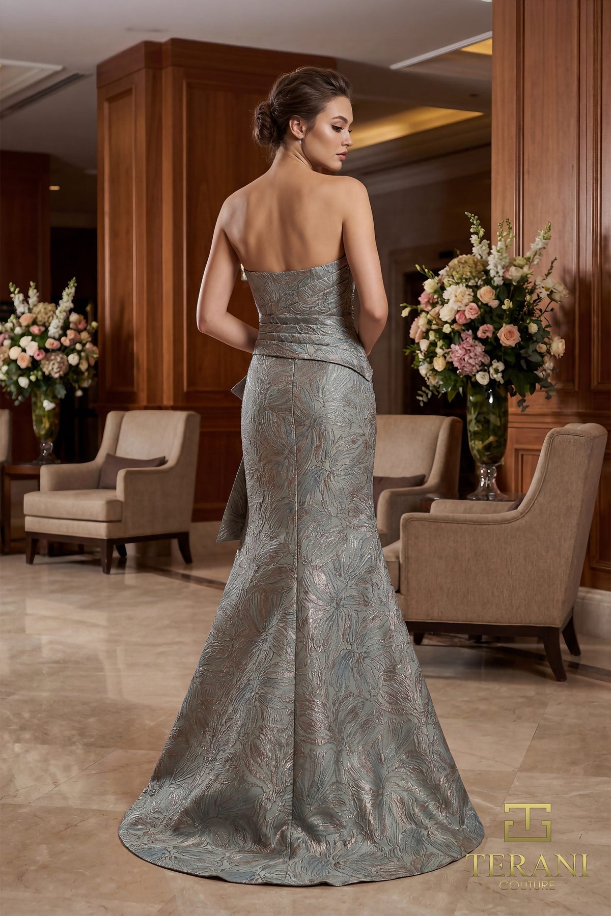 Terani Couture 261E6269 Crystal Beaded Dress