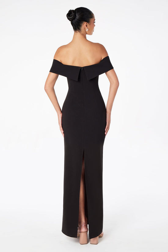 Ladivine T2011 - Off Shoulder Fitted Gown