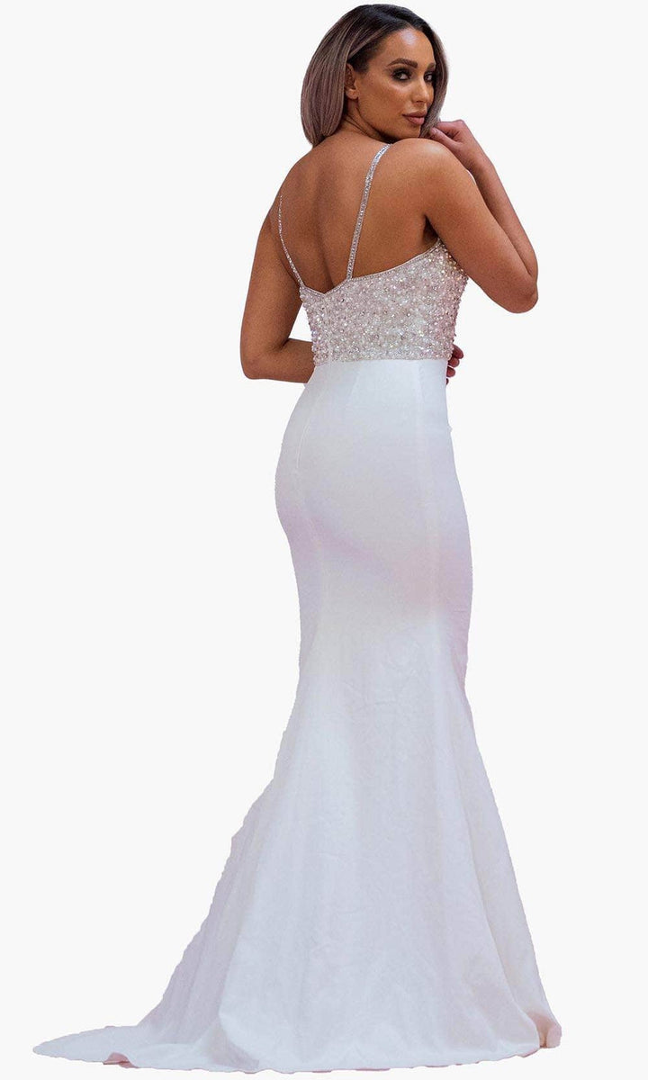 Chic & Holland BM1345 - Embellished Sweetheart Formal Gown