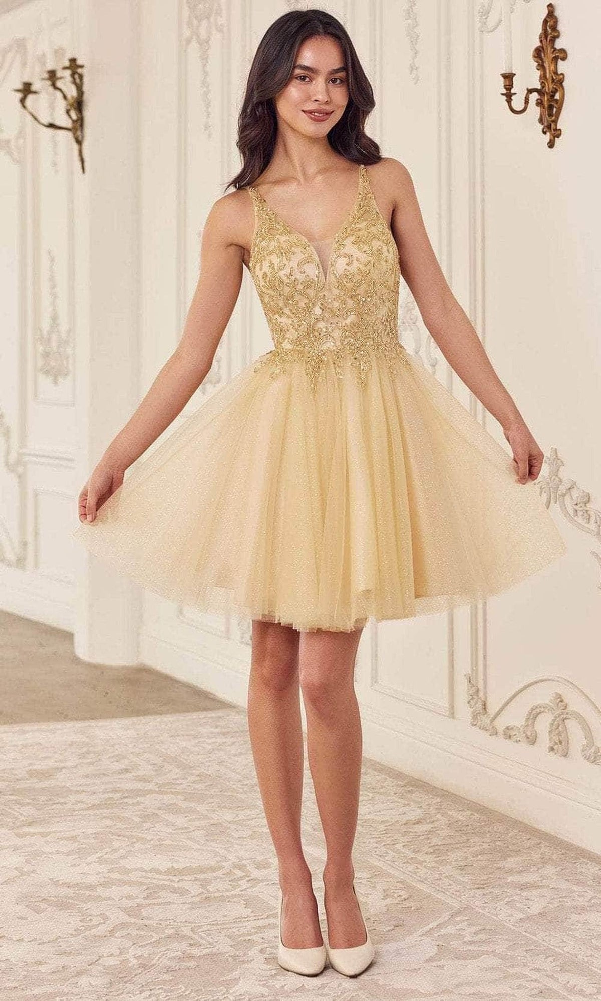 Glitter Cocktail Dress