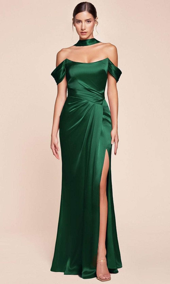 Ladivine 7452 High Slit Formal Gown