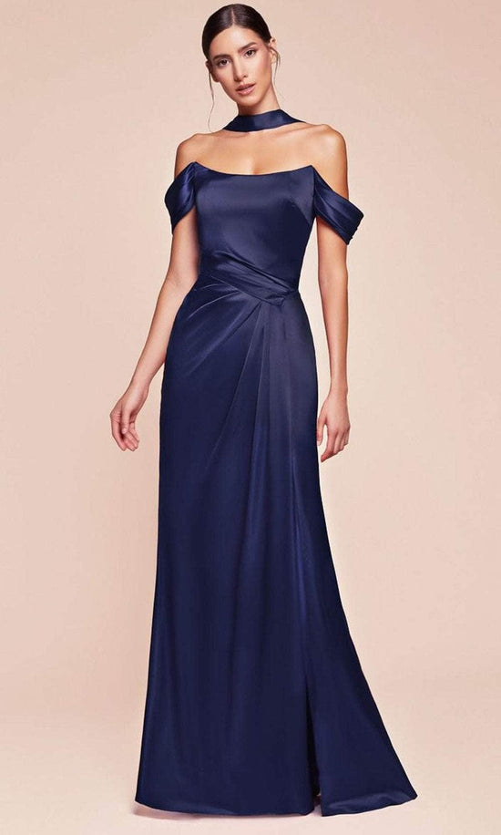 Ladivine 7452 High Slit Formal Gown