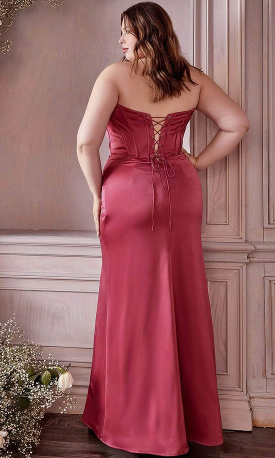 Ladivine 7452 High Slit Formal Gown