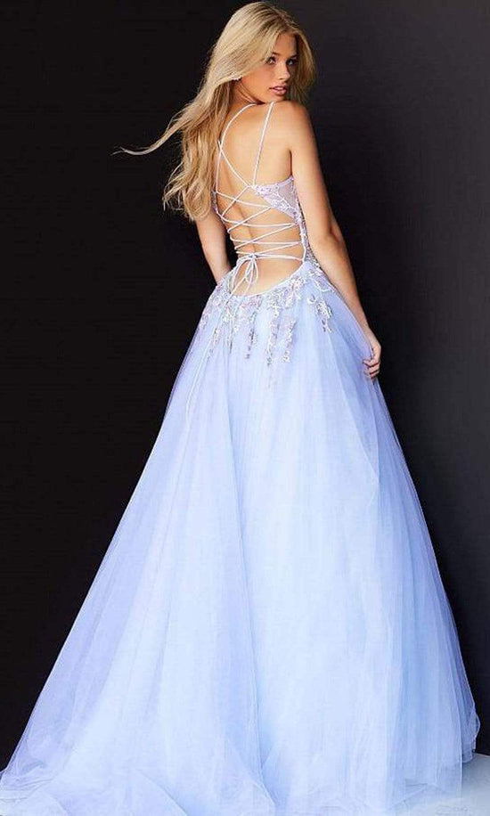 Jovani - 06207 Tulle Voluminous Crisscross Gown