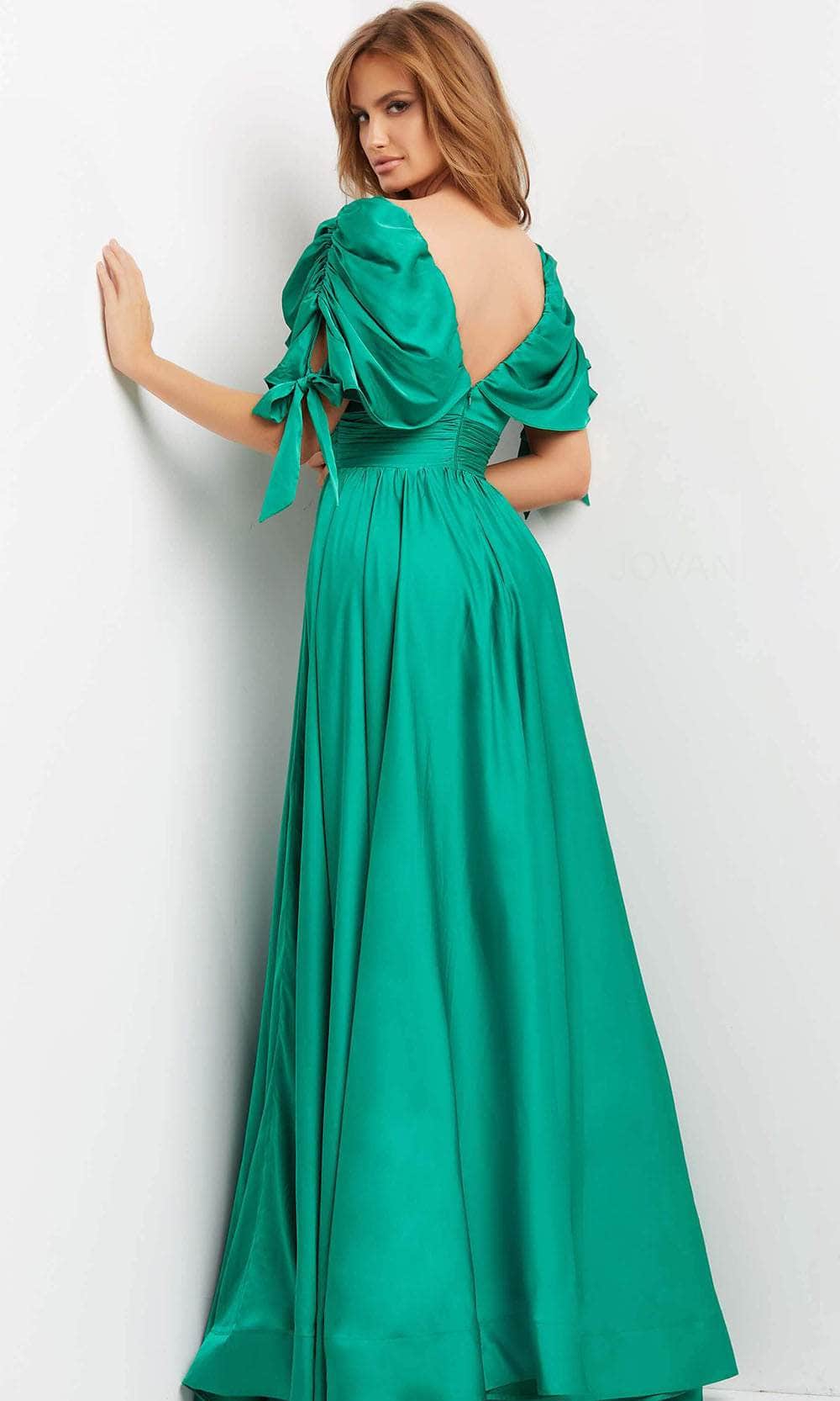 Jovani 07504 - Cap Sleeve A-Line Evening Dress