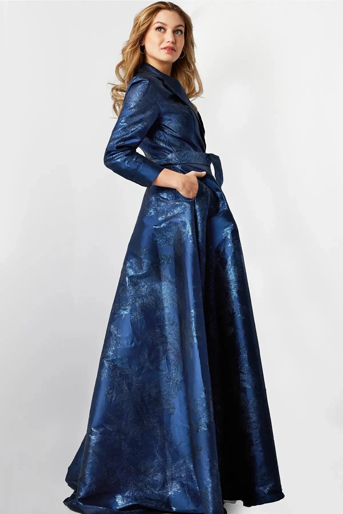 Jovani 23178 - Floral Printed A-Line Evening Dress