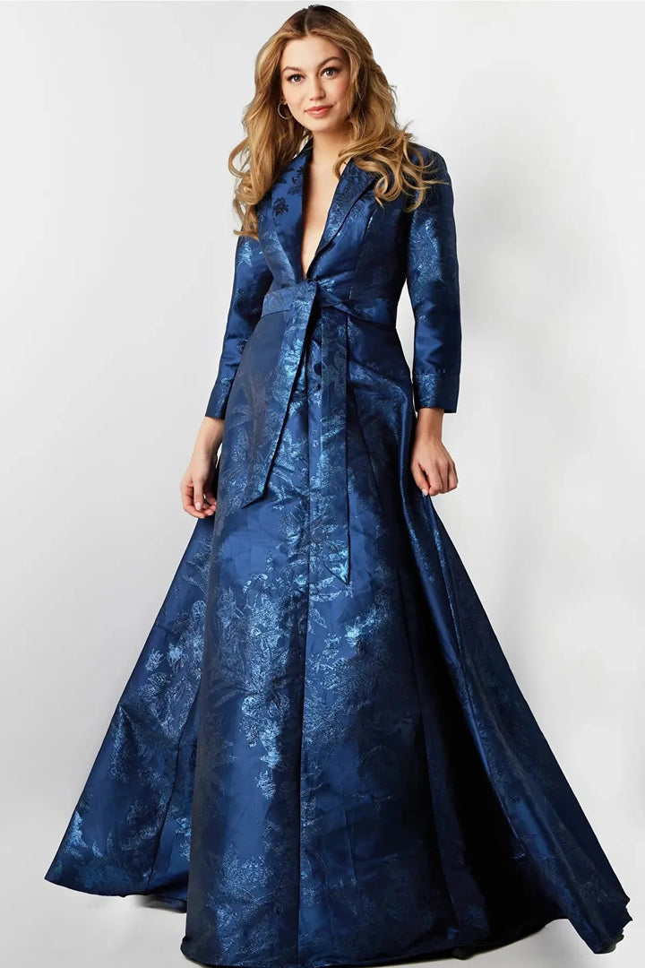 Jovani 23178 - Floral Printed A-Line Evening Dress