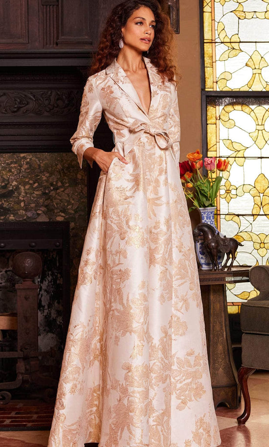 Jovani 23178 - Floral Printed A-Line Evening Dress