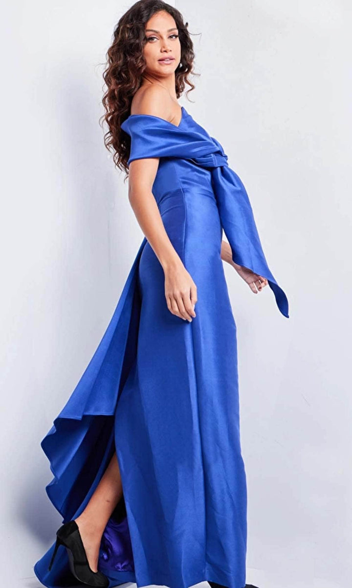 Jovani 24641 - Bow Accented Evening Dress