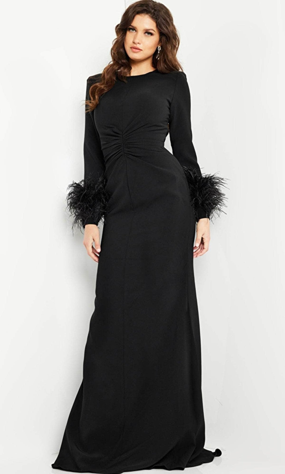 Jovani 25898 - Ruched Back Sheath Mother of the Groom Dress