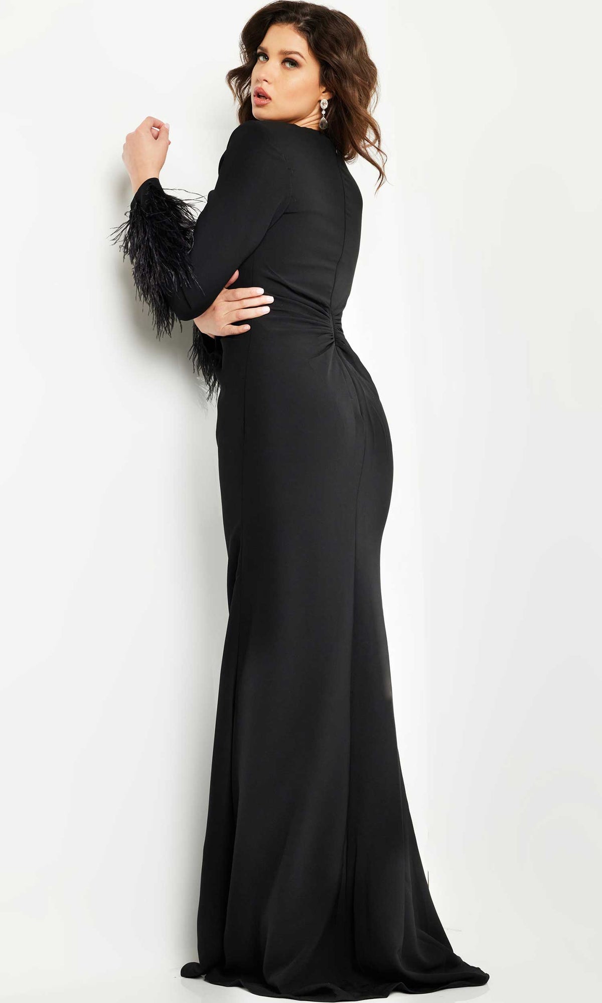 Jovani 25898 - Ruched Back Sheath Mother of the Groom Dress