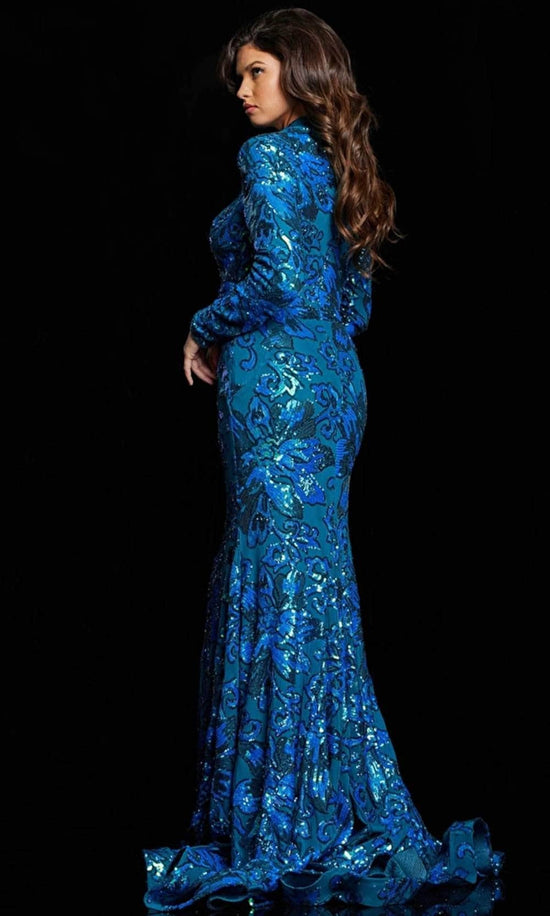 Jovani 26046 - High Neck Evening Gown