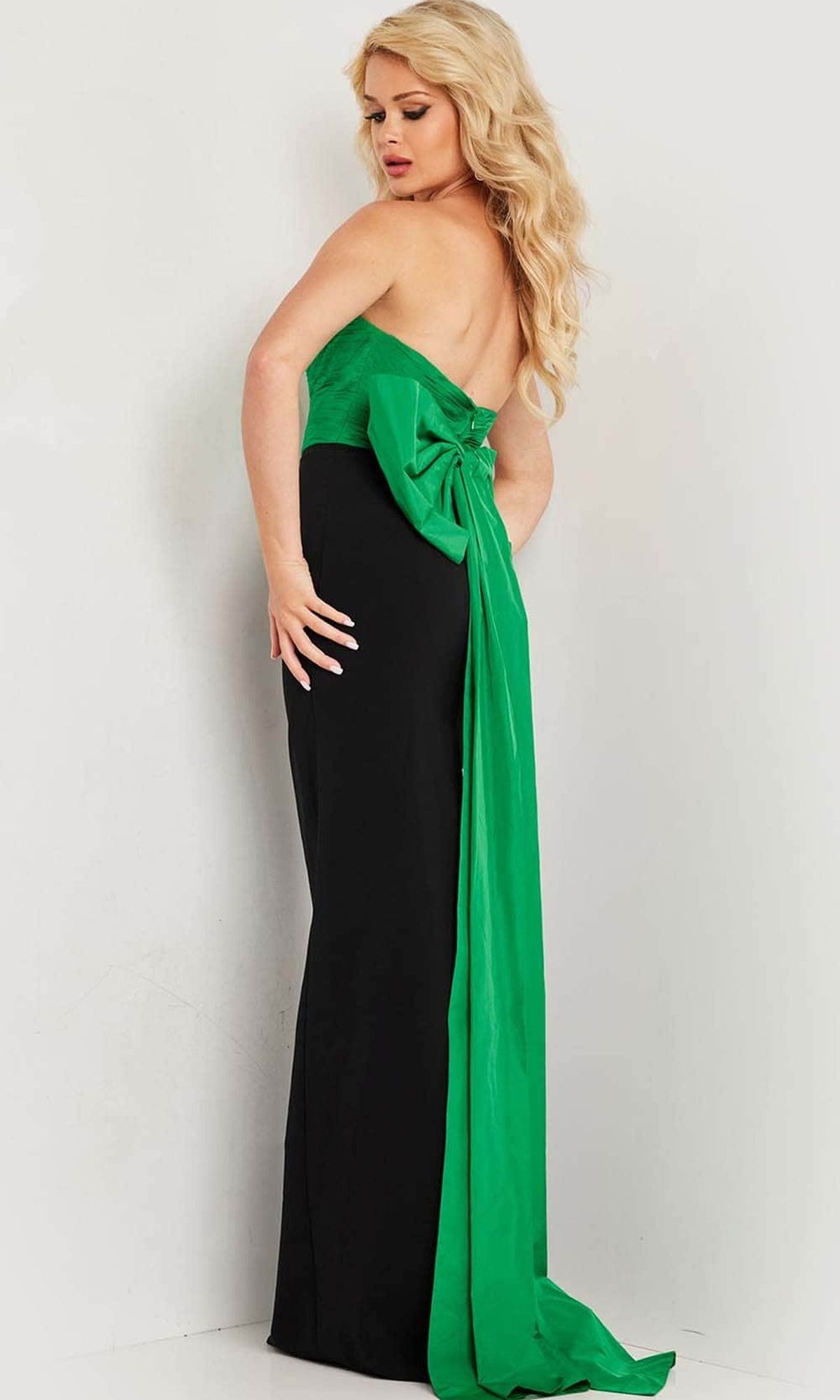 Jovani 36670 - Ruched Strapless Prom Gown