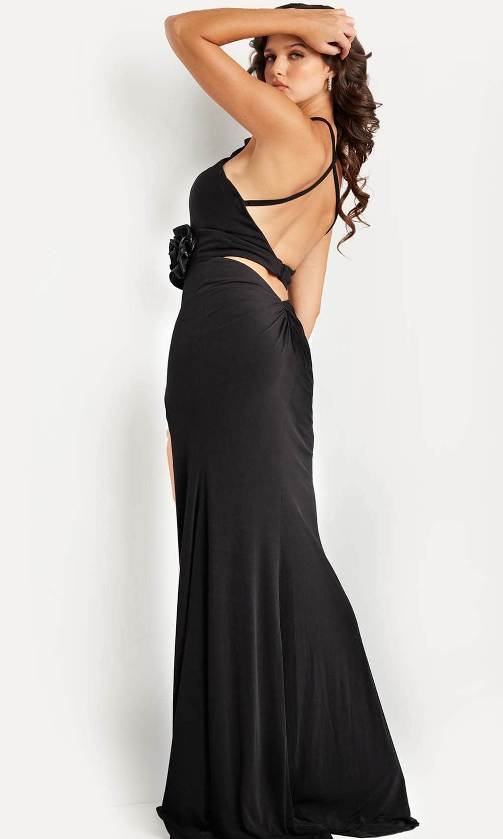 Jovani 37164 - Halter Cutout Prom Dress
