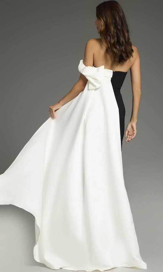 Jovani 38864 - One-Shoulder Column Prom Gown