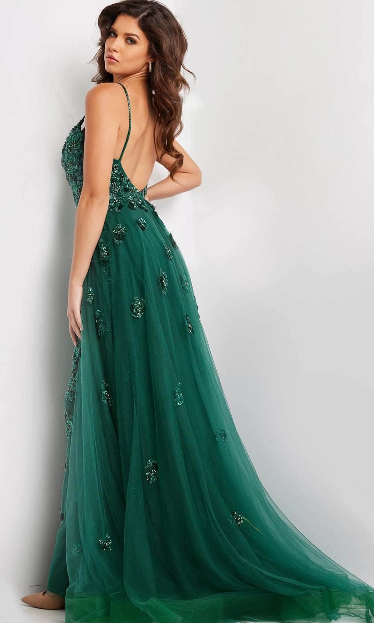 Jovani 39434 - Sequin Embellished Prom Gown