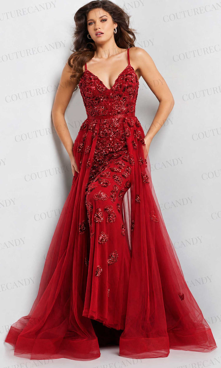 Jovani 39434 - Sequin Embellished Prom Gown