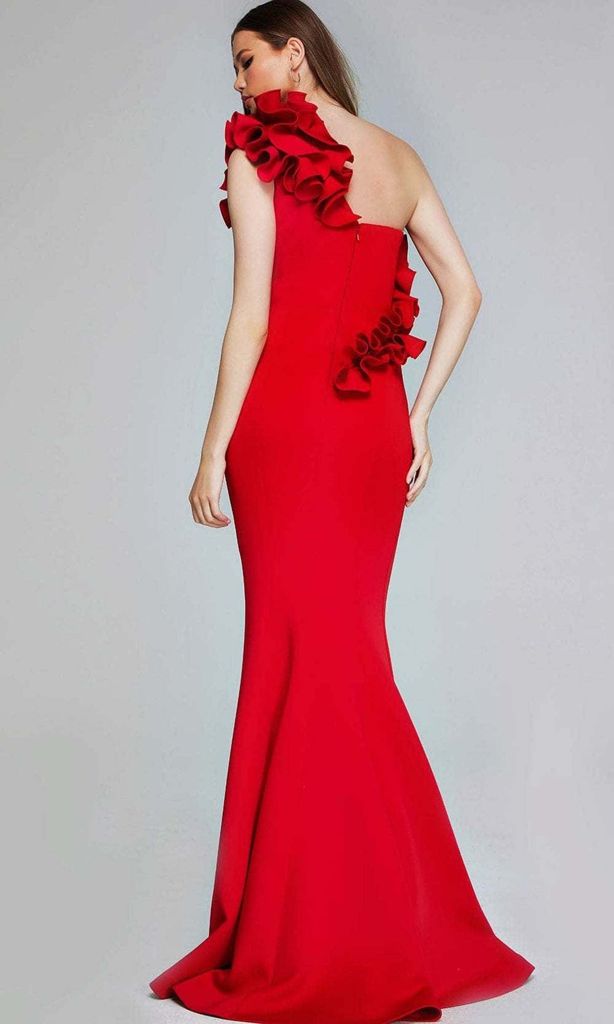 Jovani 39751 - Floral Applique Evening Gown
