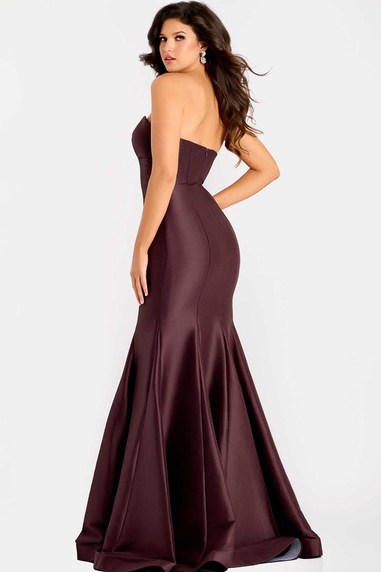 Jovani 45362 - Strapless Mermaid Gown with Shawl