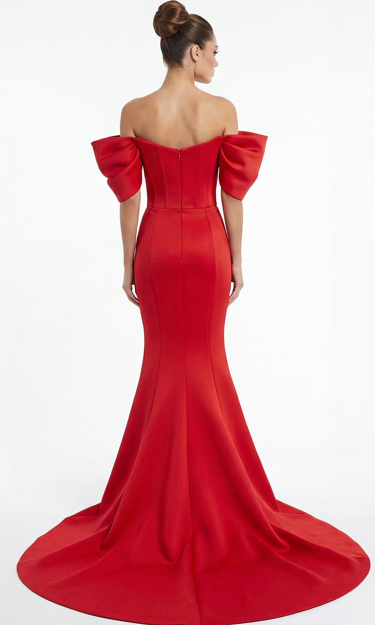 Jovani 46799 - Off Shoulder Structured Mermaid Gown