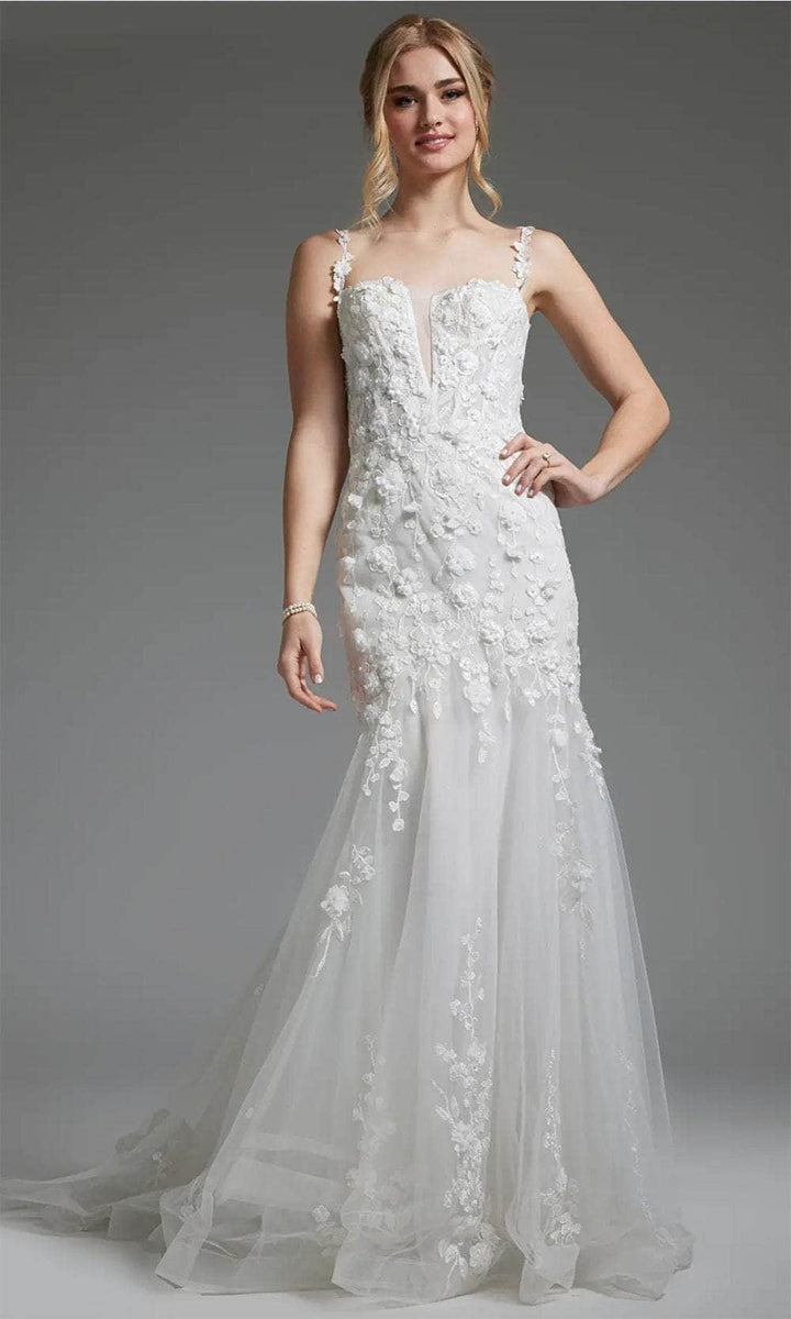 Jovani JB38479 - Deep Sweetheart Bridal Gown - Off-White - Main