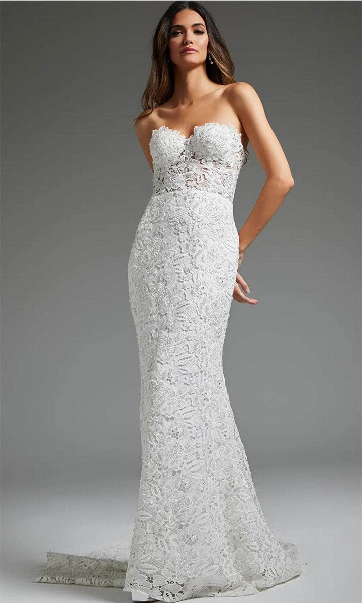 Jovani JB39733 - Lace Bodice Bridal Gown