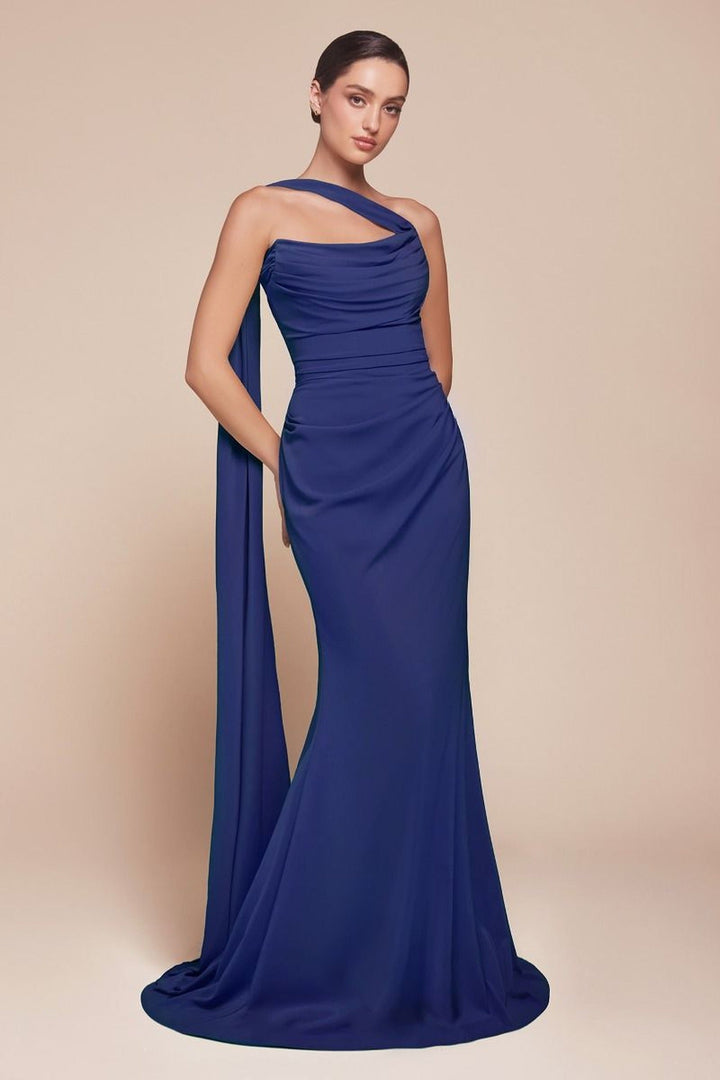 Chiffon Gown with Sash