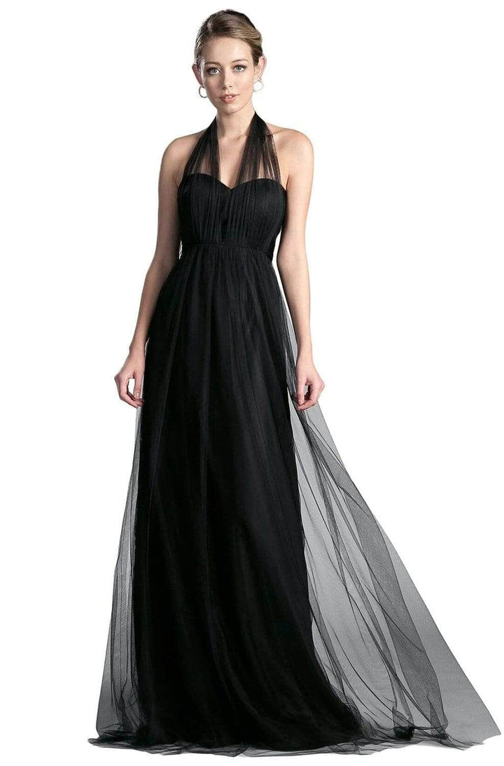 Ladivine ET322 - Convertible Tulle Gown with Sweetheart Neckline - Sand - Main