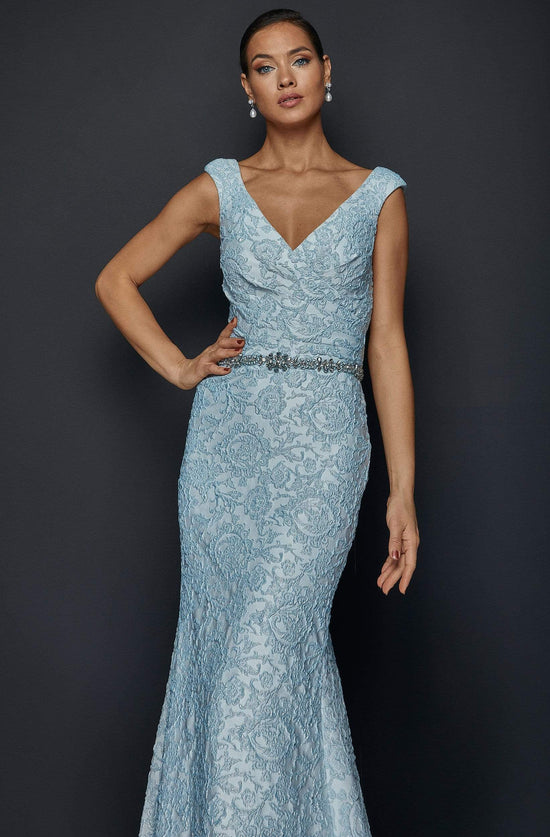 Terani Couture - 1921M0726 Embroidered Trumpet Mother of the Groom Dress