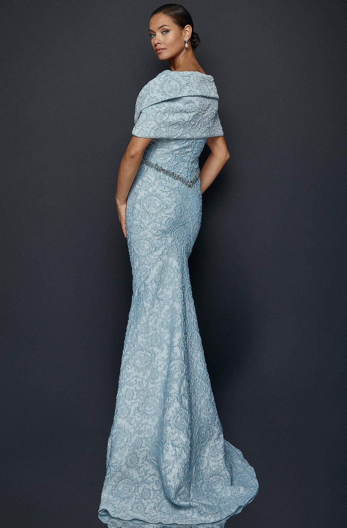 Terani Couture - 1921M0726 Embroidered Trumpet Mother of the Groom Dress