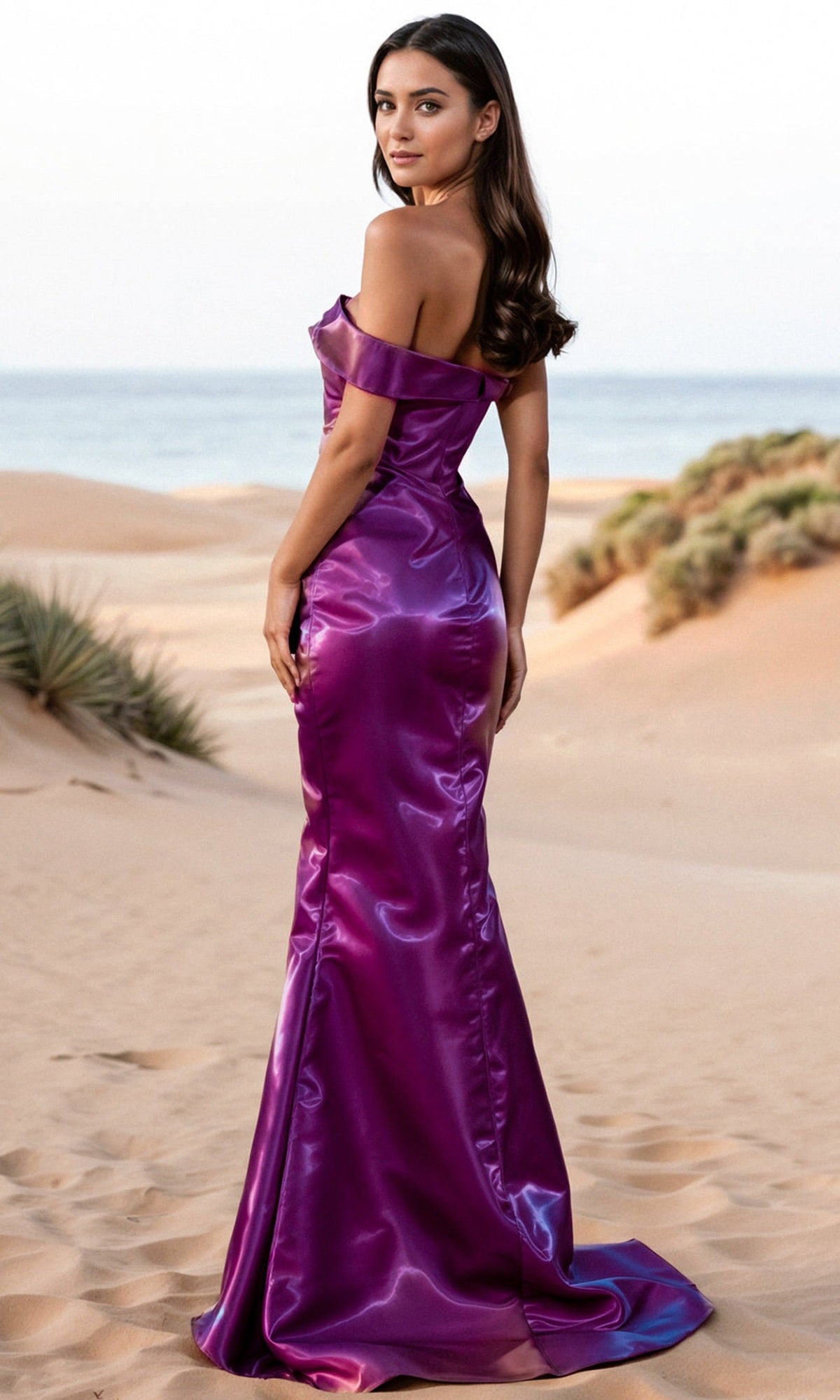 Terani Couture 252E5162 Rosette Dress