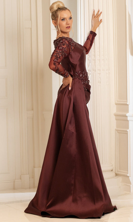 Terani Couture 252M5344 Embroidered Dress